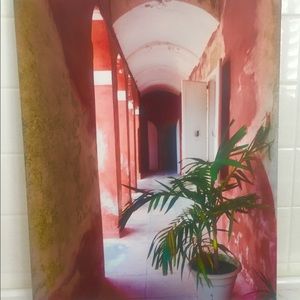 Original Photo on Canvas - inside Fort Frederick